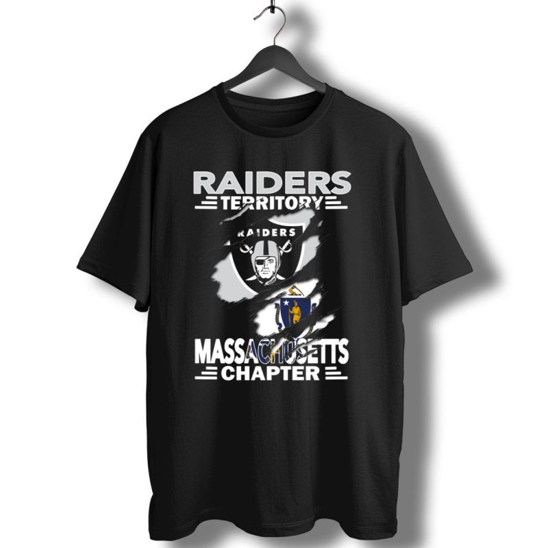 Raiders Territory Massachusetts Chapter Raiders Logo Massachusetts State Emblem T Shirt 1 T Shirt 1