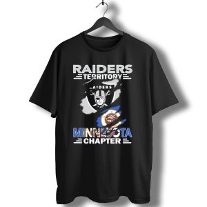 Raiders Territory Minnesota Chapter Football Fan T-Shirt