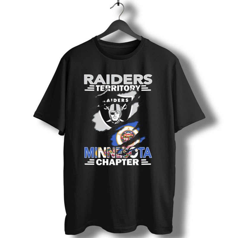 Raiders Territory Minnesota Chapter Football Fan T Shirt 1 T Shirt 1