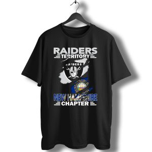 Raiders Territory New Hampshire Chapter Flag Emblem T-Shirt