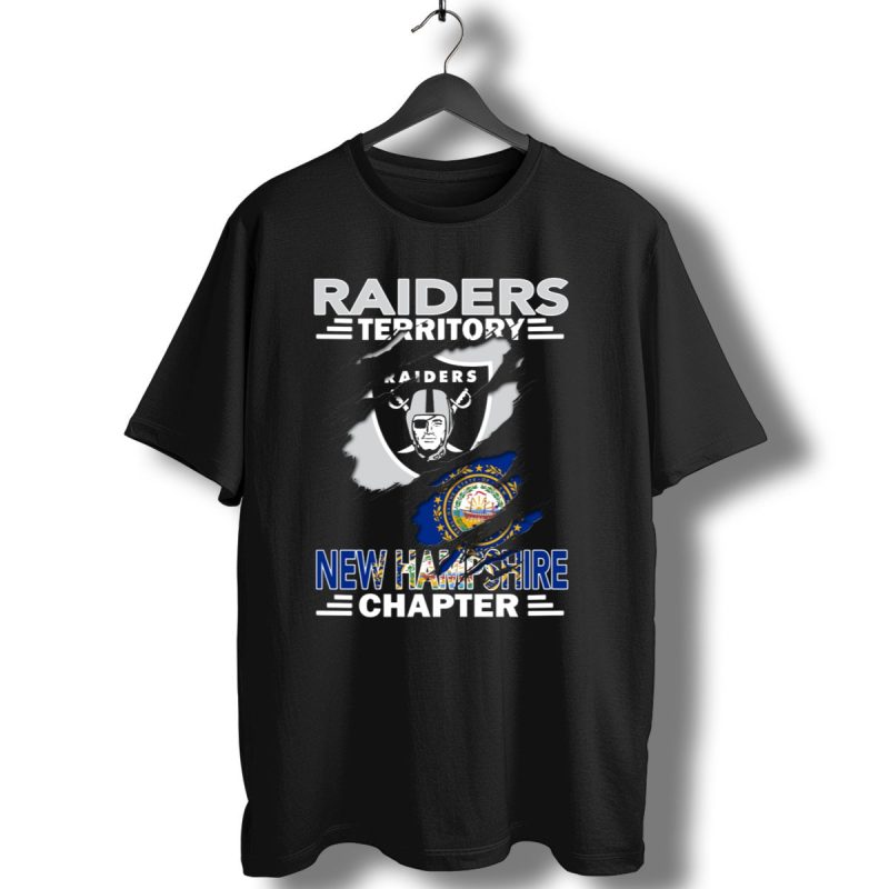 Raiders Territory New Hampshire Chapter Flag Emblem T Shirt 1 T Shirt 1