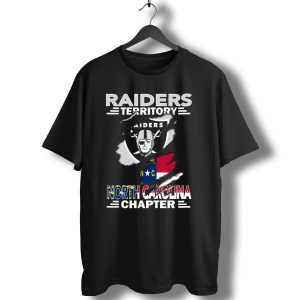 Raiders Territory North Carolina Chapter Flag T-Shirt