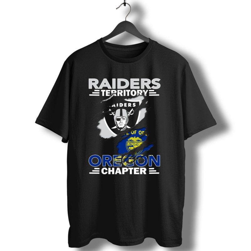 Raiders Territory Oregon Chapter State Of Oregon Flag T Shirt 1 T Shirt 1
