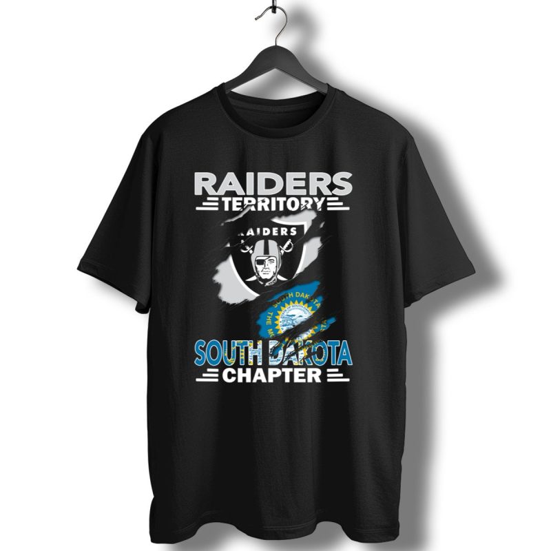 Raiders Territory South Dakota Chapter With Team Logo And State Seal T Shirt 1 T Shirt 1