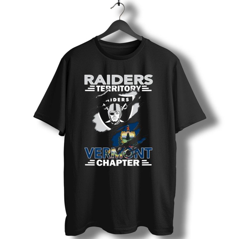 Raiders Territory Vermont Chapter Shield And Vermont Emblem T Shirt 1 T Shirt 1