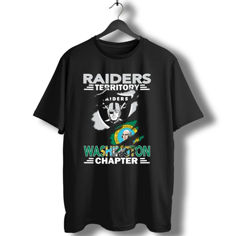 Raiders Territory Washington Chapter Raiders Seal Of The State Of Washington T Shirt 1 T Shirt 1