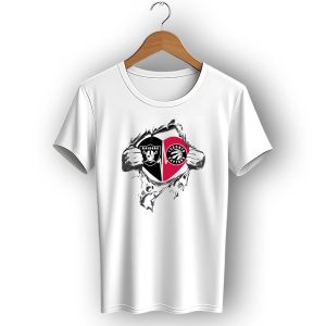 Raiders Toronto Raptors Heart Raider Raptor Its In My Heart T-Shirt