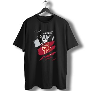 Raiders Trojans Usc Los Angeles Football Torn Effect Logo Mix T-Shirt