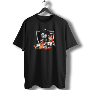 Raiders Versus Broncos And Chargers Showdown T-Shirt
