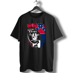 Raiders With Confederate Flag Mississippi Together T-Shirt