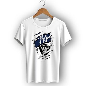 Raiders Yankees Dual Logo Fusion T-Shirt