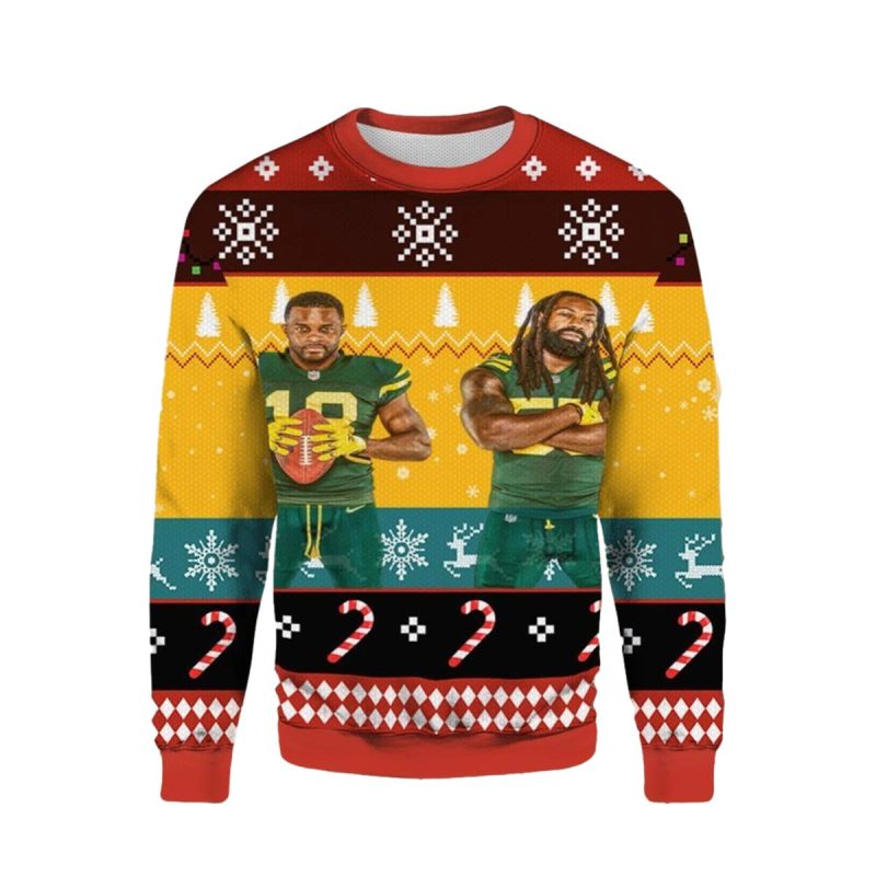 Randall Cobb Aaron Jones Ugly Sweater 1