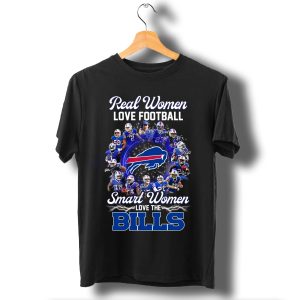 Real Women Love Football Smart Women Love The Buffalo Bills T Shirt