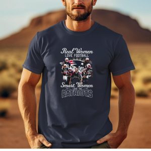 Real Women watch football Smart women watch the Patriots 2 t shirt 1 1
