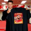 Record Travis Kelce Most 100+ Rec Yard Games Chiefs 87 16 History T-Shirt - Image 5