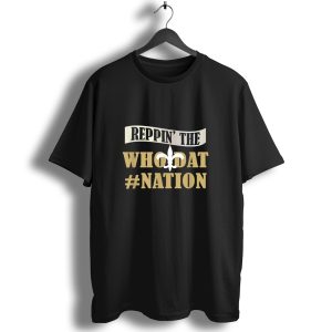 Reppin The Who Dat Nation Love Saints Love New Orleans Football Love Louisiana T Shirt