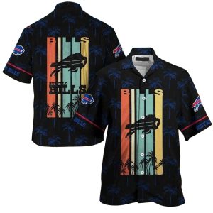 Retro Nfl Buffalo Bills Gift For Beach Vacation Hawaiian Shirt