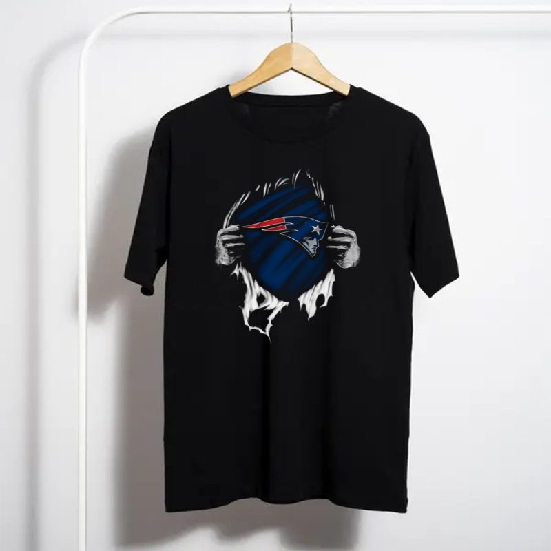 Ripped New England Patriots Fan Spirit T Shirt T Shirt 1