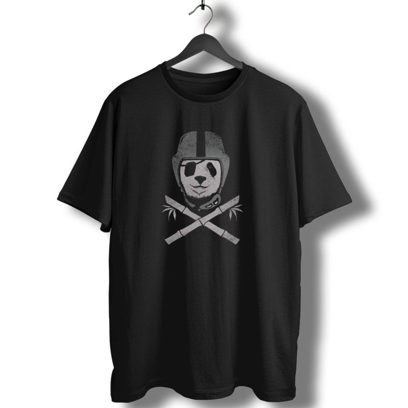 Robin Lehner Panda Raiders Helmet Bamboo Crossbones T Shirt 1 T Shirt 1