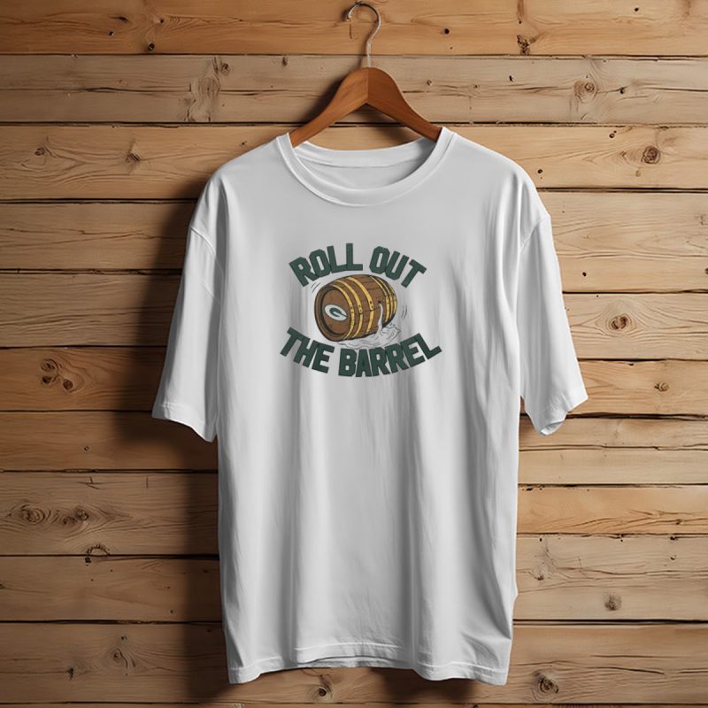 Roll Out The Barrel Packers T Shirt T Shirt 1 1