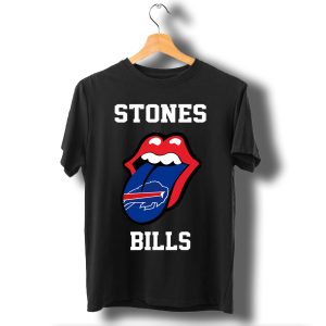Rolling Stones Buffalo Bills Logo T Shirt