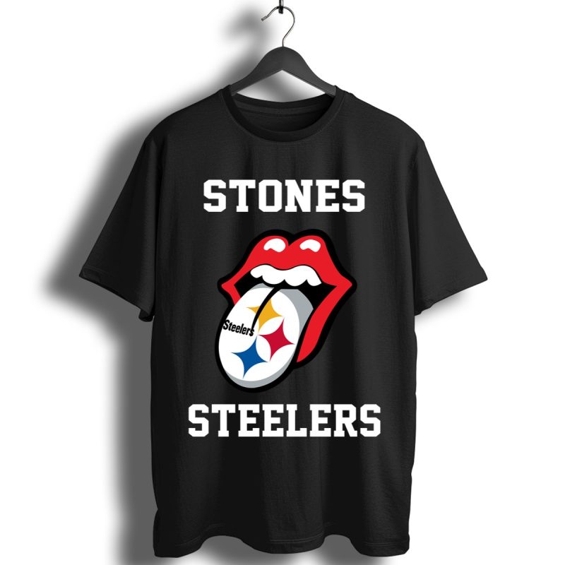 Rolling Stones Pittsburgh Steelers Logo Shirt T Shirt 1
