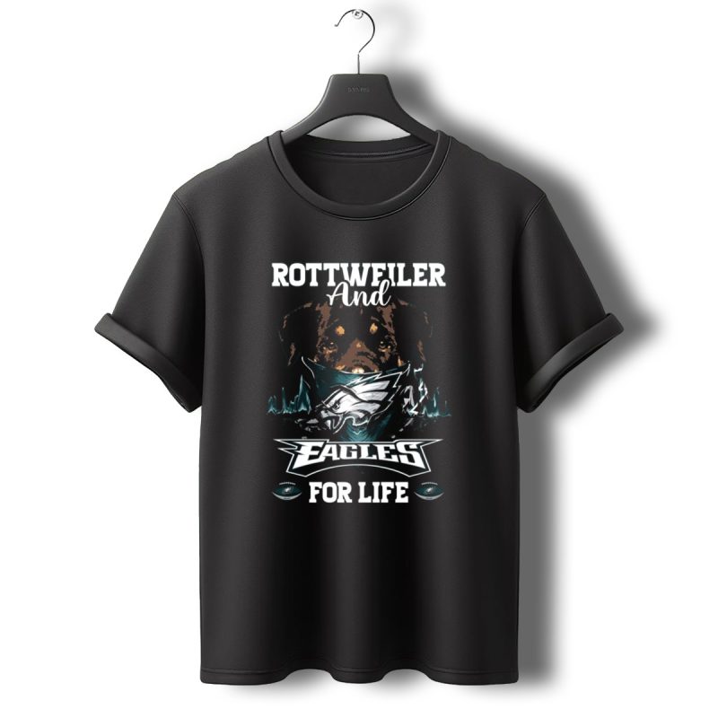 Rottweiler And Eagles For Life T Shirt T Shirt 0 1
