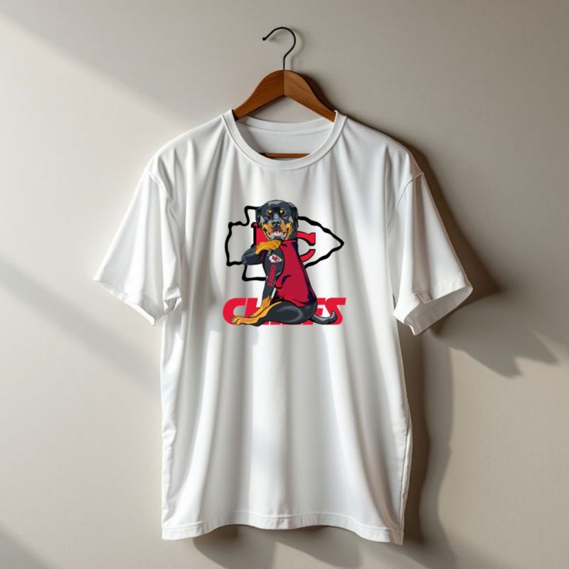 Rottweiler Chiefs Kansas City Football T Shirt T Shirt 1 1