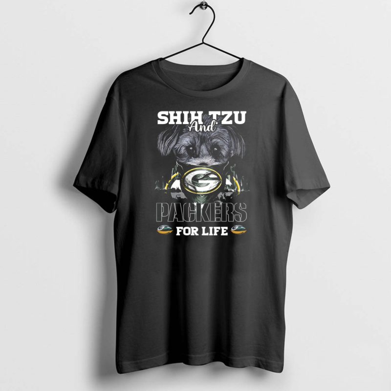 Shih Tzu And Packers For Life T Shirt 1 1 T Shirt 1 1