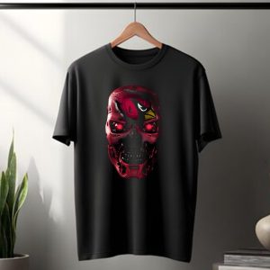 SKULL ROBOT ARIZONA CARDINALS RED T-Shirt