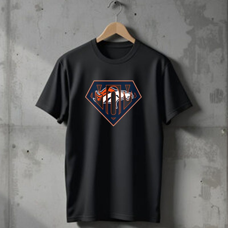 Super Mom Denver Broncos Emblem Mom Motif T Shirt 1 T Shirt 1