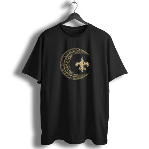 Saints Fleur De Lis Crescent New Orleans Football Nola Stars T Shirt