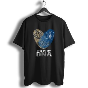 Saints Fleur De Lis Duke Its In My Dna T Shirt