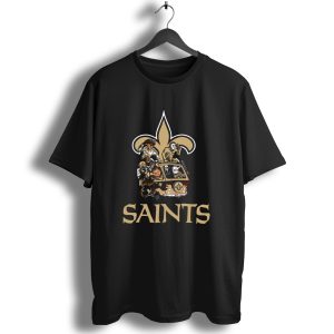 Saints Fleur De Lis Horror Movie Characters Van T Shirt