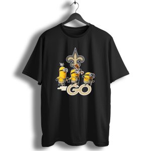 Saints Go Fleur De Lis Minions T Shirt
