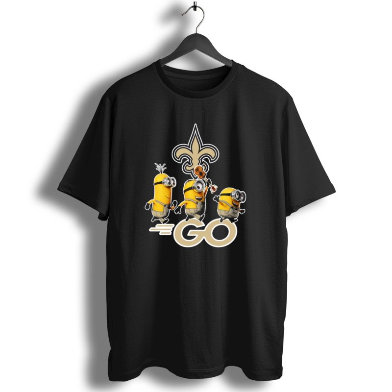 Saints Go Fleur De Lis Minions T Shirt 1 T Shirt 1