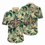 Saints Greenery Camo NFL Hawaiian New Orleans Saints Shirt