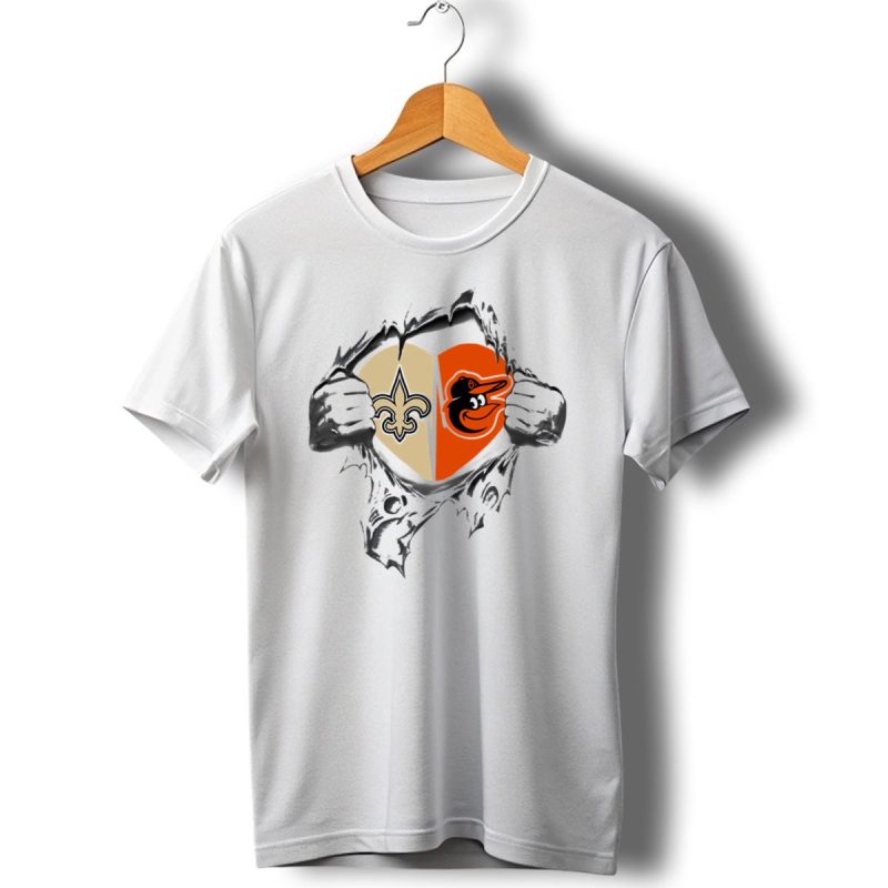 Saints Orioles Heart Symbol T Shirt 1 T Shirt 1