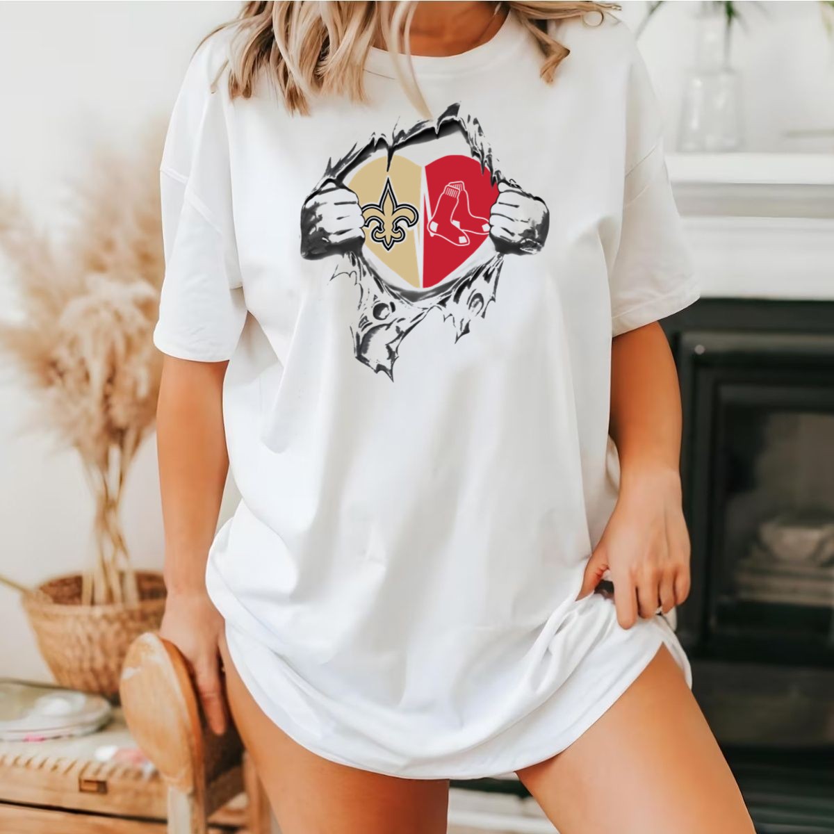 Saints-Redsox-Heart-Design-Featuring-Iconic-Fleur-De-Lis-And-Red-Socks-T-Shirt-1_t-shirt-4_5