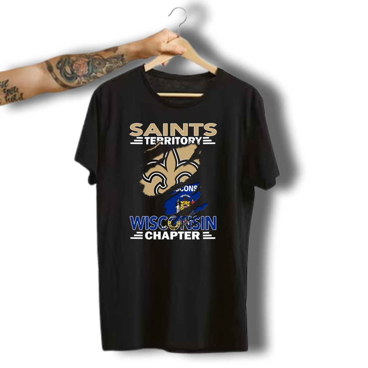 Saints-Territory-Fleur-De-Lis-Wisconsin-Flag-Chapter-T-Shirt-1_t-shirt-3_4