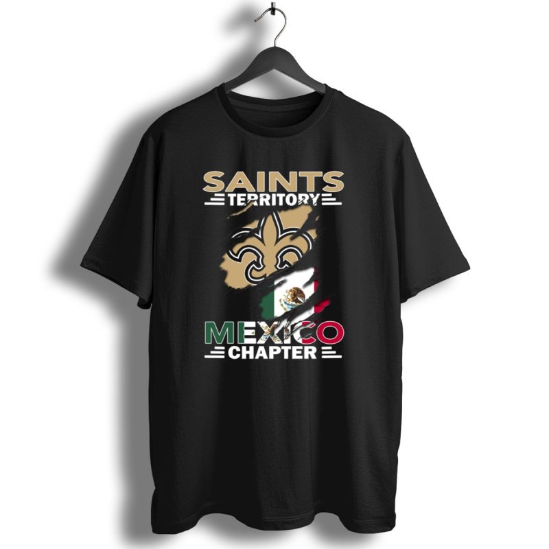 Saints-Territory-Mexico-Chapter-Fleur-De-Lis-Mexico-Flag-T-Shirt-1_T-Shirt-1 Saints Territory Mexico Chapter Fleur De Lis Mexico Flag T Shirt 1 T Shirt 1