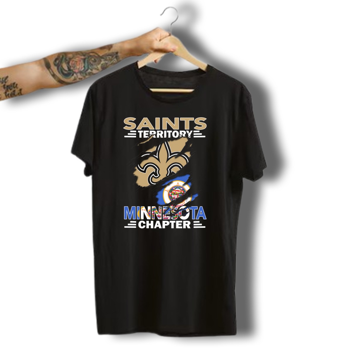 Saints-Territory-Minnesota-Chapter-Fleur-De-Lis-And-State-Seal-T-Shirt-1_t-shirt-3_4