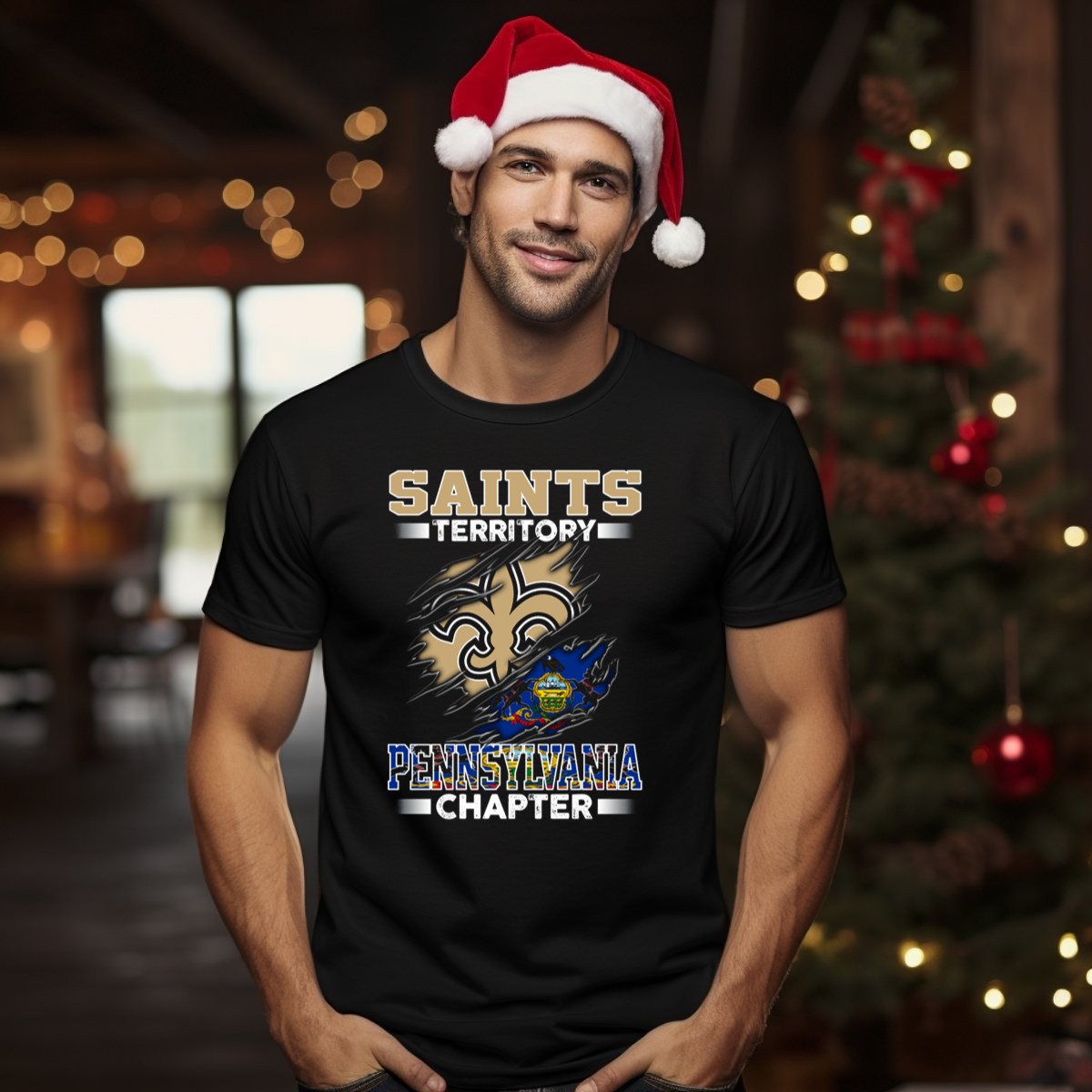 Saints-Territory-Pennsylvania-Chapter-Fleur-De-Lis-And-State-Seal-T-Shirt-1_t-shirt-1_2