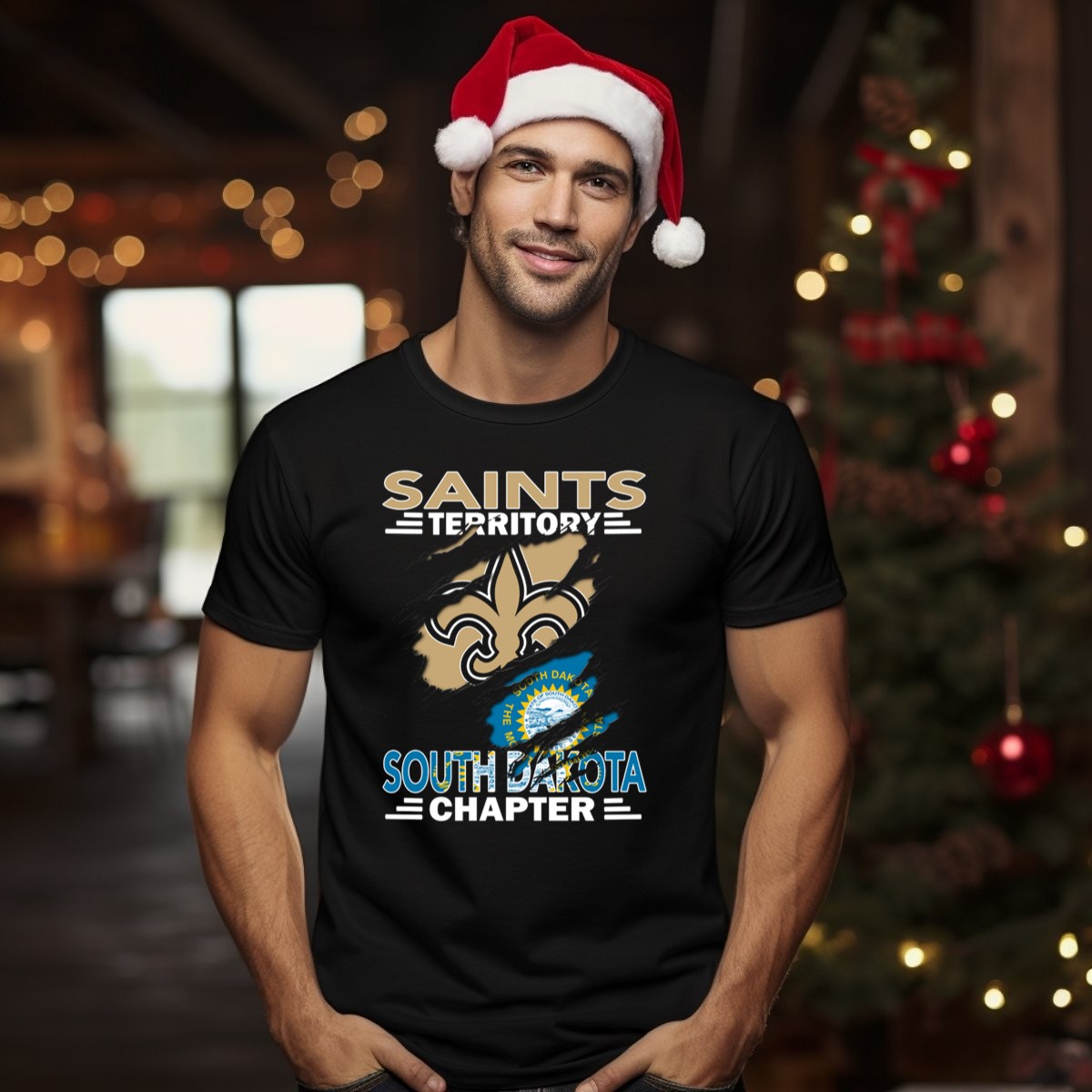 Saints-Territory-South-Dakota-Chapter-Fleur-De-Lis-And-State-Seal-T-Shirt-1_t-shirt-1_2
