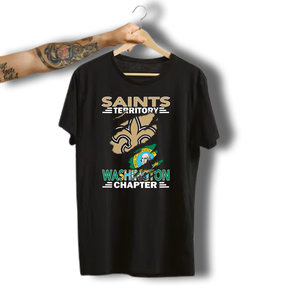 Saints-Territory-Washington-Chapter-Seal-Fleur-De-Lis-T-Shirt-1_t-shirt-3_4
