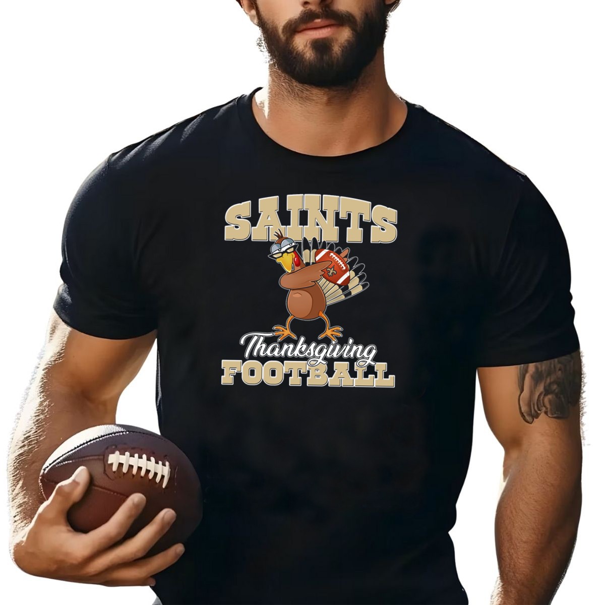 Saints-Thanksgiving-Football-Turkey-With-New-Orleans-Saints-Football-T-Shirt-1_t-shirt-4_5