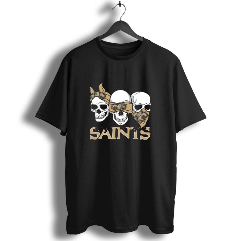 Saints-Three-Skull-New-Orleans-T-Shirt-1_T-Shirt-1 Saints Three Skull New Orleans T Shirt 1 T Shirt 1