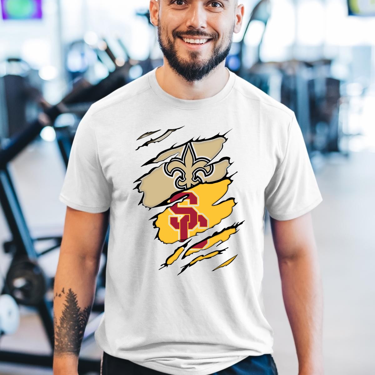 Saints-Trojans-Usc-Fleur-De-Lis-Logo-Combination-T-Shirt-1_t-shirt-3_4