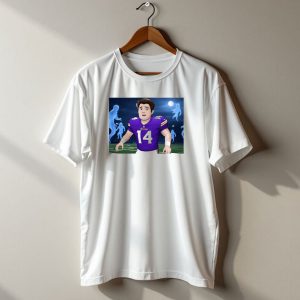Sam Darnold Haunted By Ghosts In Minnesota Vikings Nfl Jersey T Shirt