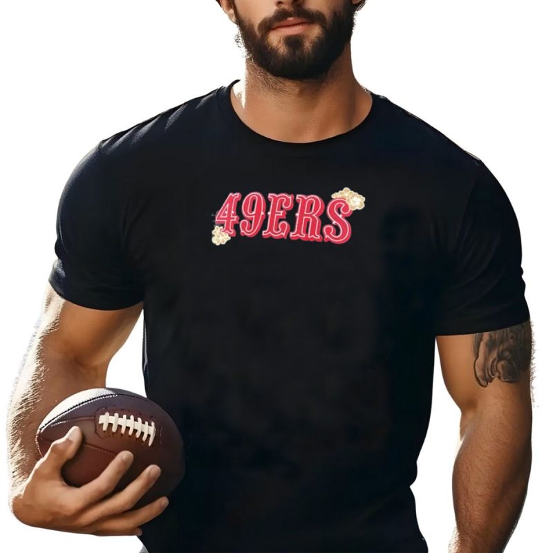 San Francisco 49Ers 49Ers Aapi Apex Collection Floral Accents T Shirt T Shirt 1